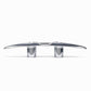 Open Base Cleat, Chrome/Zinc, 6in L x 1in W x 1-1/8in H