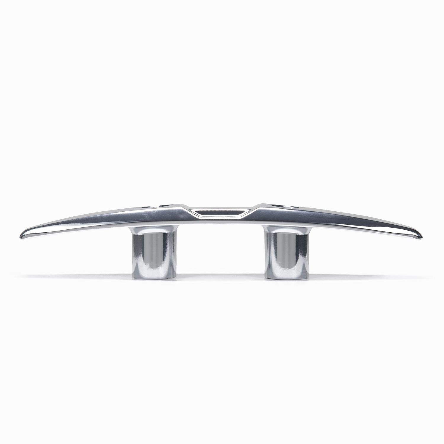 Open Base Cleat, Chrome/Zinc, 6in L x 1in W x 1-1/8in H