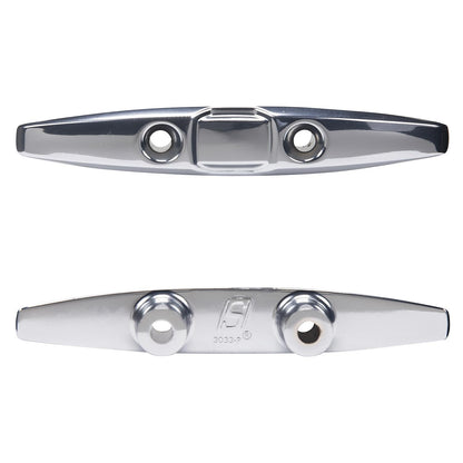 Open Base Cleat, Chrome/Zinc, 6in L x 1in W x 1-1/8in H