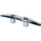 Open Base Cleat, Chrome/Zinc, 6in L x 1in W x 1-1/8in H