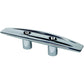 Open Base Cleat, Chrome/Zinc, 6-1/8in L x 1-1/3in W x 1-1/4in H