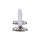 Chrome Plated Zinc Hollow Base Cleat, 4in