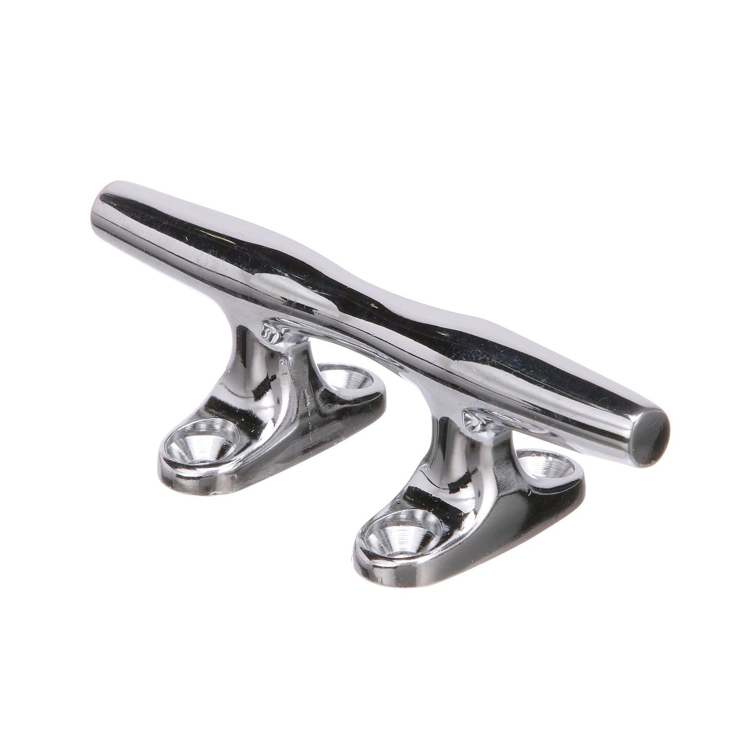 Chrome Plated Zinc Hollow Base Cleat, 4in