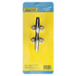 Chrome Plated Zinc Hollow Base Cleat, 4in