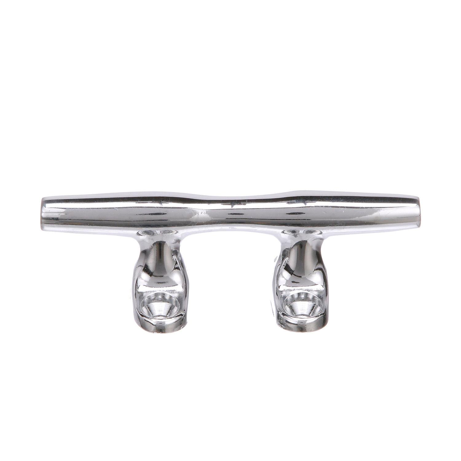 Chrome Plated Zinc Hollow Base Cleat, 4in