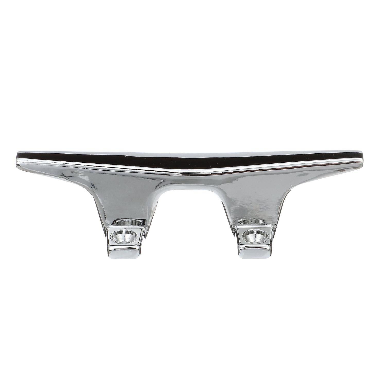 Chrome Plated Zinc Hollow Base Cleat, 4-1/2in