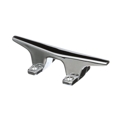 Chrome Plated Zinc Hollow Base Cleat, 4-1/2in