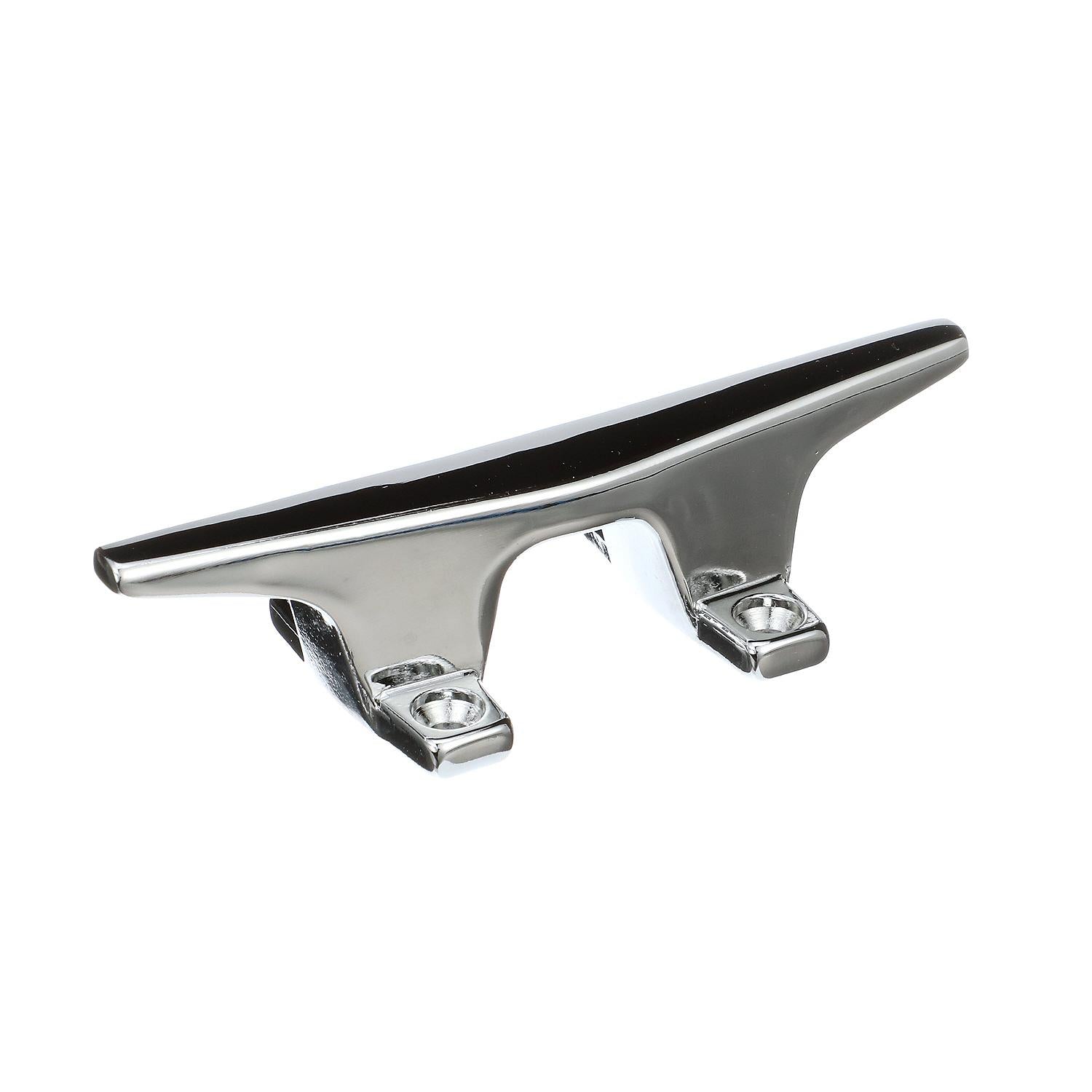 Chrome Plated Zinc Hollow Base Cleat, 4-1/2in