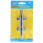 Chrome Plated Zinc Hollow Base Cleat, 4-1/2in
