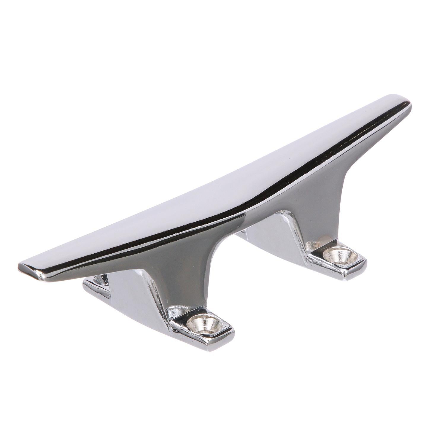 Chrome Plated Zinc Hollow Base Cleat, 6in