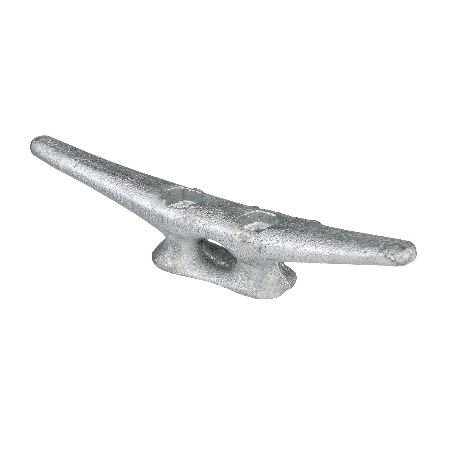 Open Based Galvanized Dock Cleat, 6in, Bulk