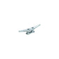 Open Based Galvanized Dock Cleat, 10in, Bulk