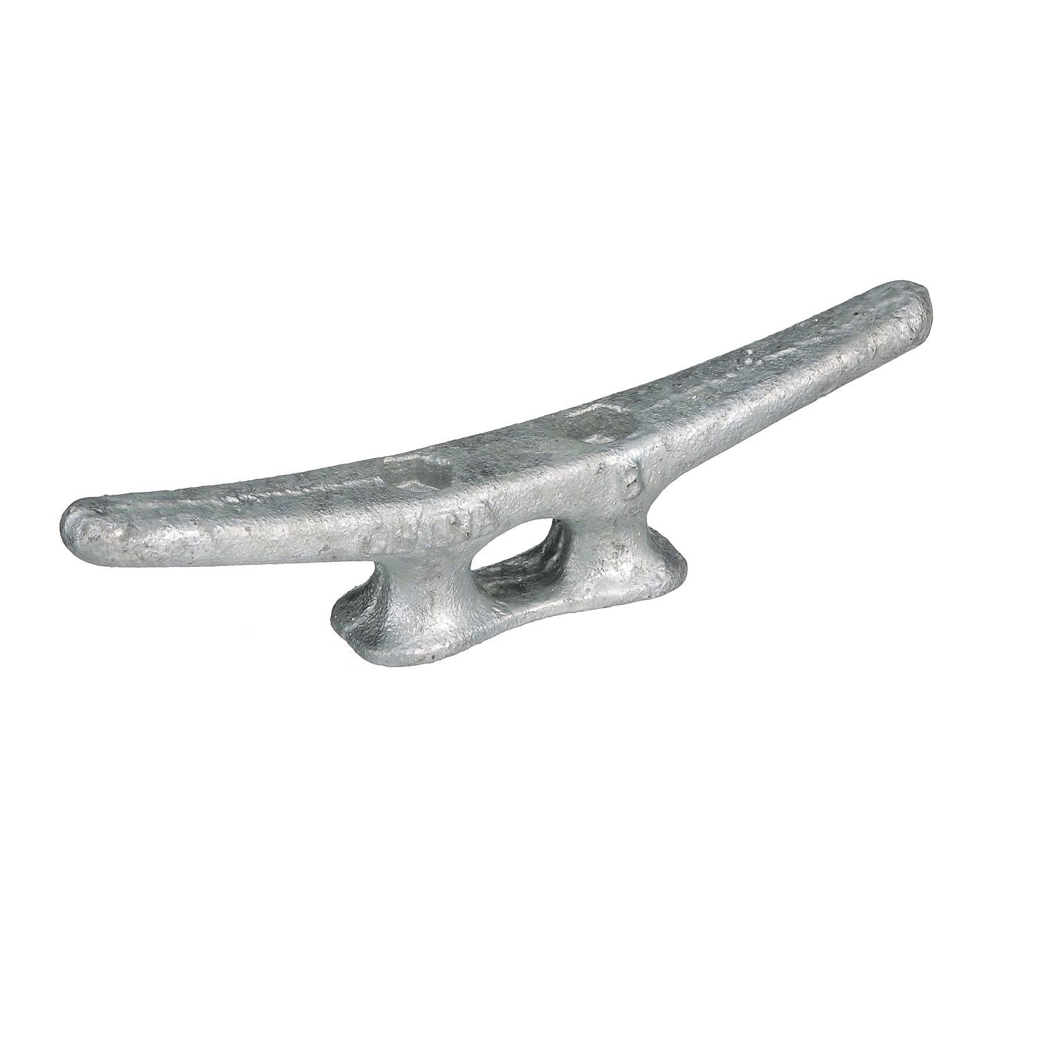 Open Based Galvanized Dock Cleat, 8in, Bulk