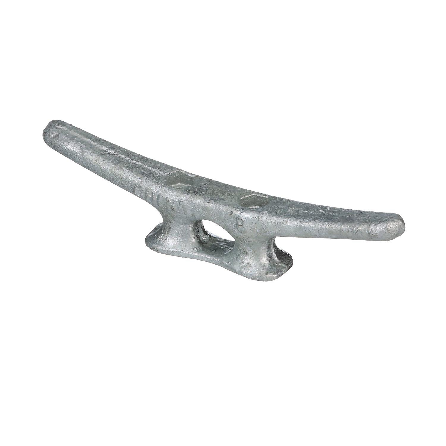 Open Based Galvanized Dock Cleat, 8in, Bulk