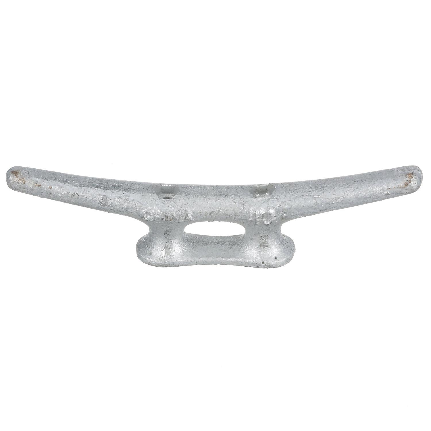 Open Based Galvanized Dock Cleat, 10in, Bulk
