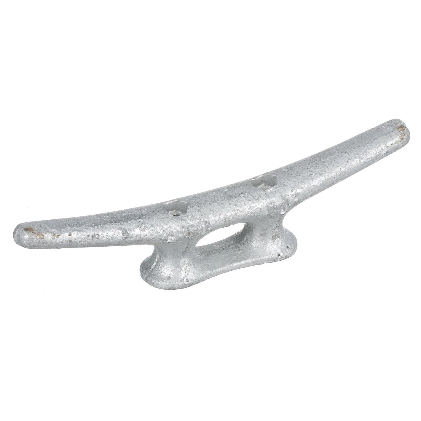 Open Based Galvanized Dock Cleat, 10in, Bulk