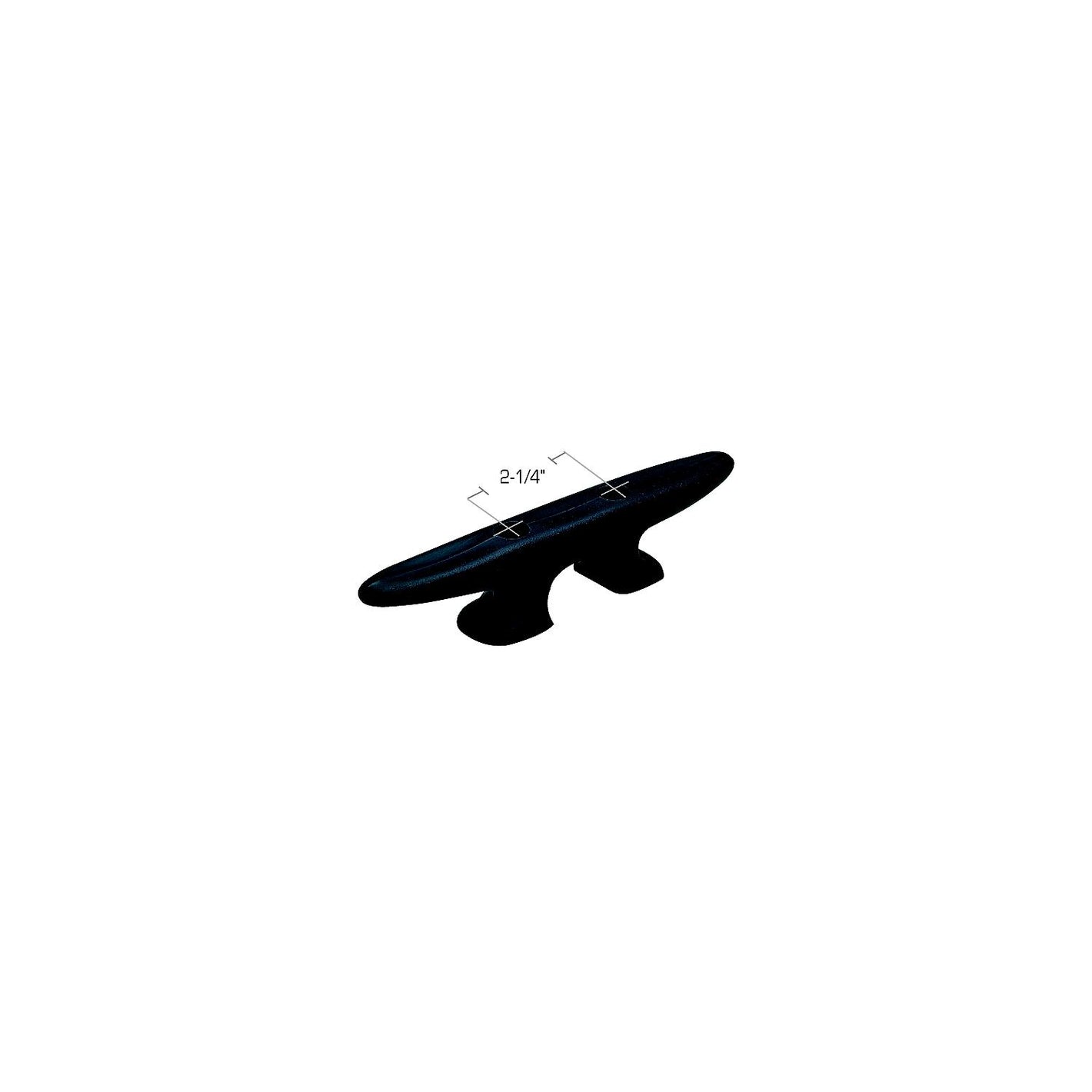 Nylon Cleat, Black, 8in