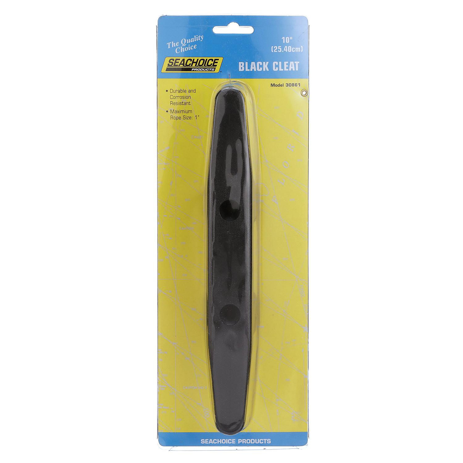 Plastic Cleat, Black, 10in