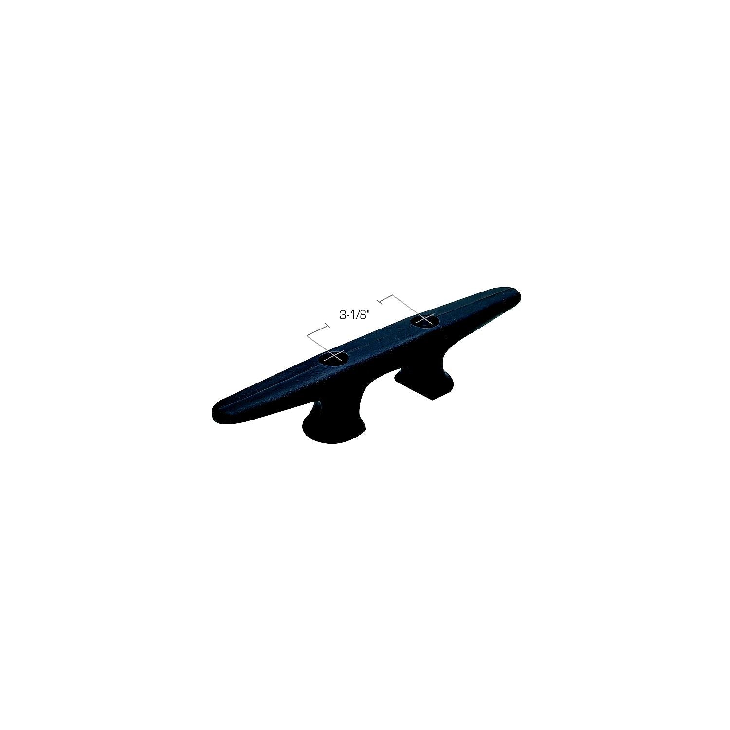 Nylon Cleat, Black, 10in