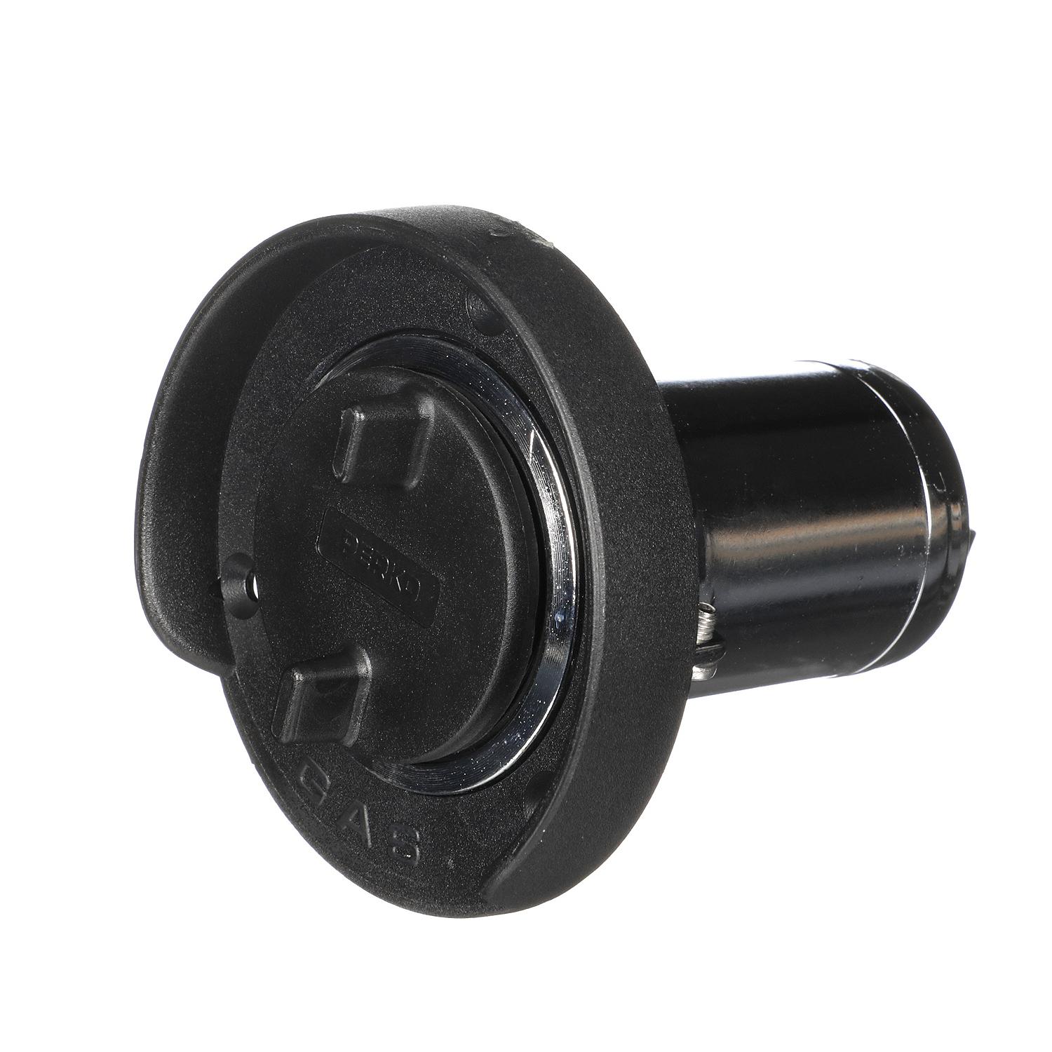 Chrome Plated Zinc Gas Deck Fill w/ Cap For 1-1/2in Hose