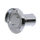 Chrome Plated Zinc Gas Deck Fill w/ Cap For 1-1/2in Hose