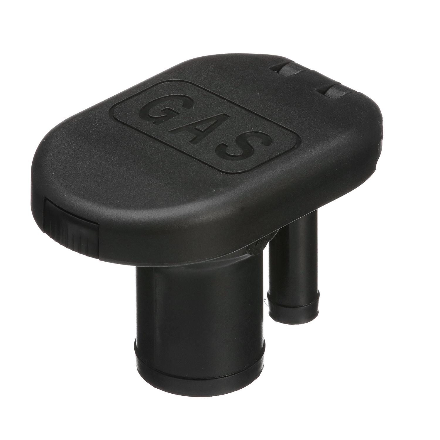 Molded Plastic Gas Deck Fill w/ Vent & Cap for 1-1/2in Hose