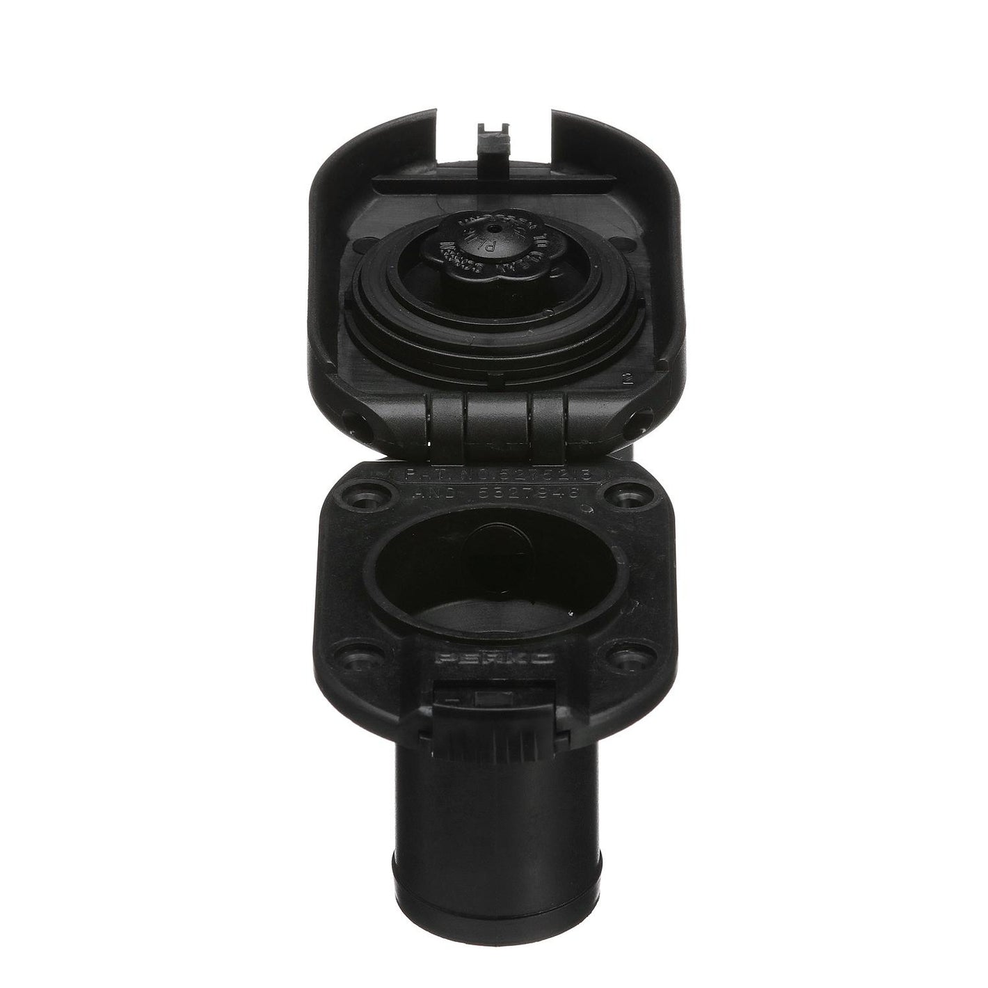 Molded Plastic Gas Deck Fill w/ Vent & Cap for 1-1/2in Hose