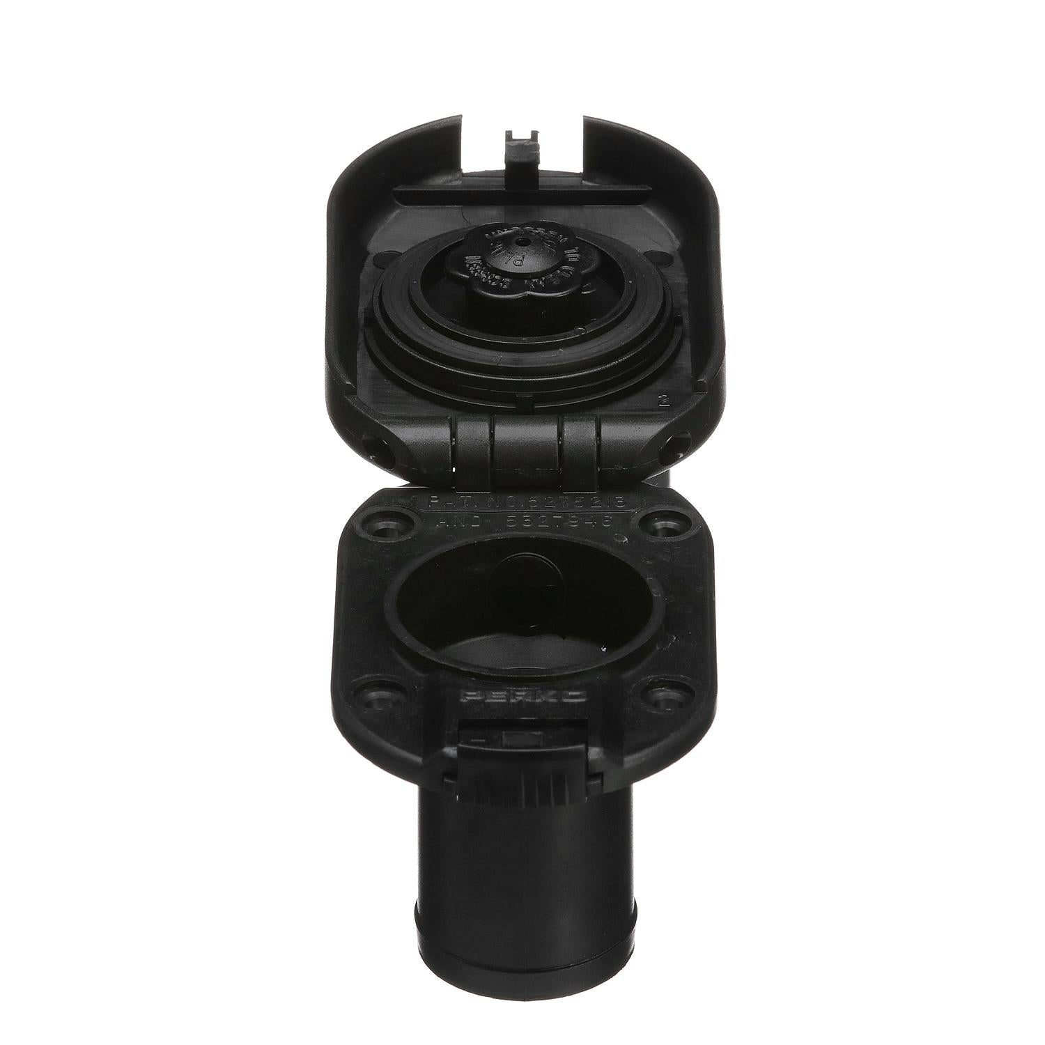 Molded Plastic Gas Deck Fill w/ Vent & Cap for 1-1/2in Hose