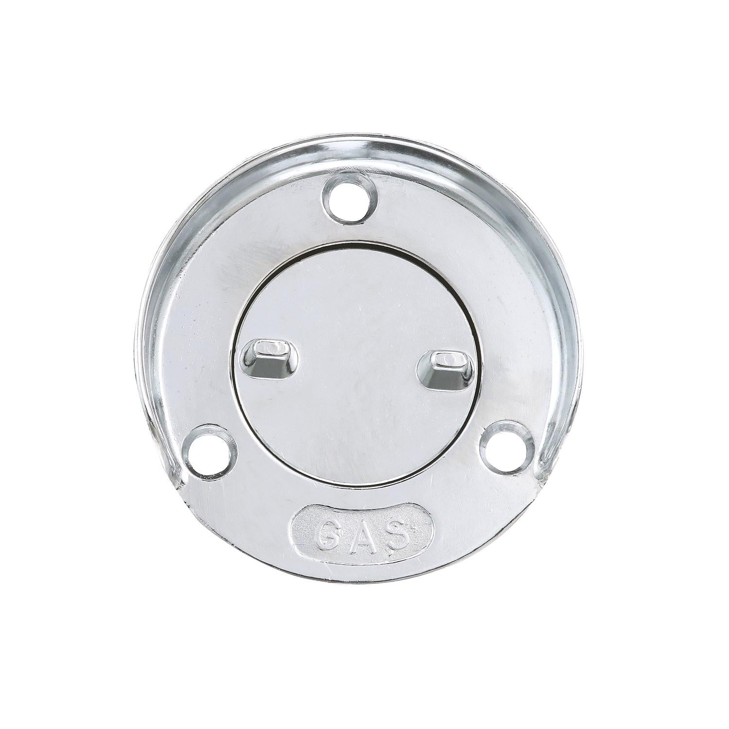 Stainless Steel Gas Deck Fill w/ Cap For 1-1/2in Hose