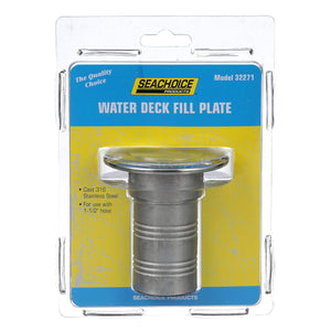 Stainless Steel Water Deck Fill w/ Cap For 1-1/2in Hose