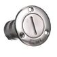Stainless Steel Waste Deck Fill w/ Cap For 1-1/2in Hose