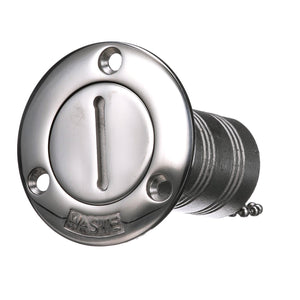 Stainless Steel Waste Deck Fill w/ Cap For 1-1/2in Hose