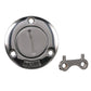 Stainless Steel Waste Deck Fill w/ Cap For 1-1/2in Hose