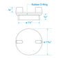 Plastic Cap For Deck Fill 32011 & Perko 1313/1314 Series