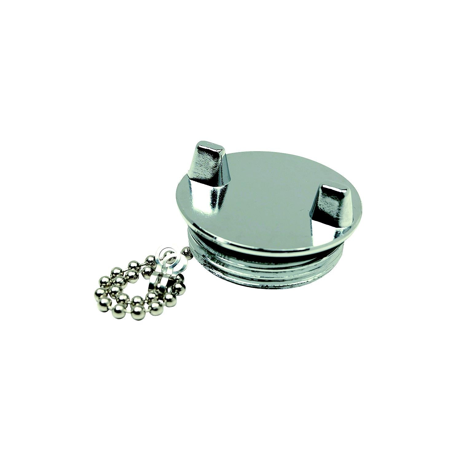 Chrome Plated Zamak Replacement Cap For Deck Fill 32041