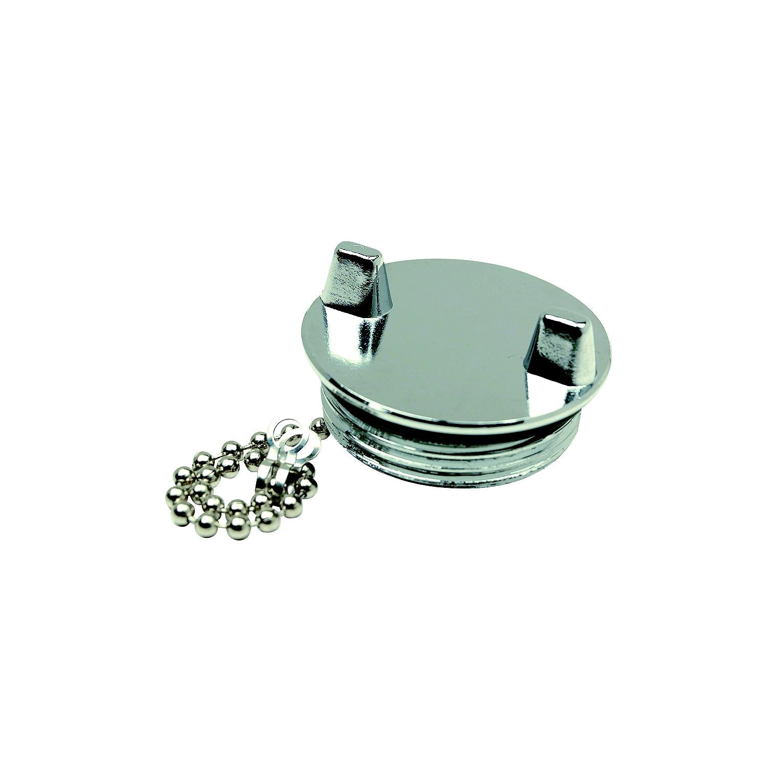 Chrome Plated Zamak Replacement Cap For Deck Fill 32041