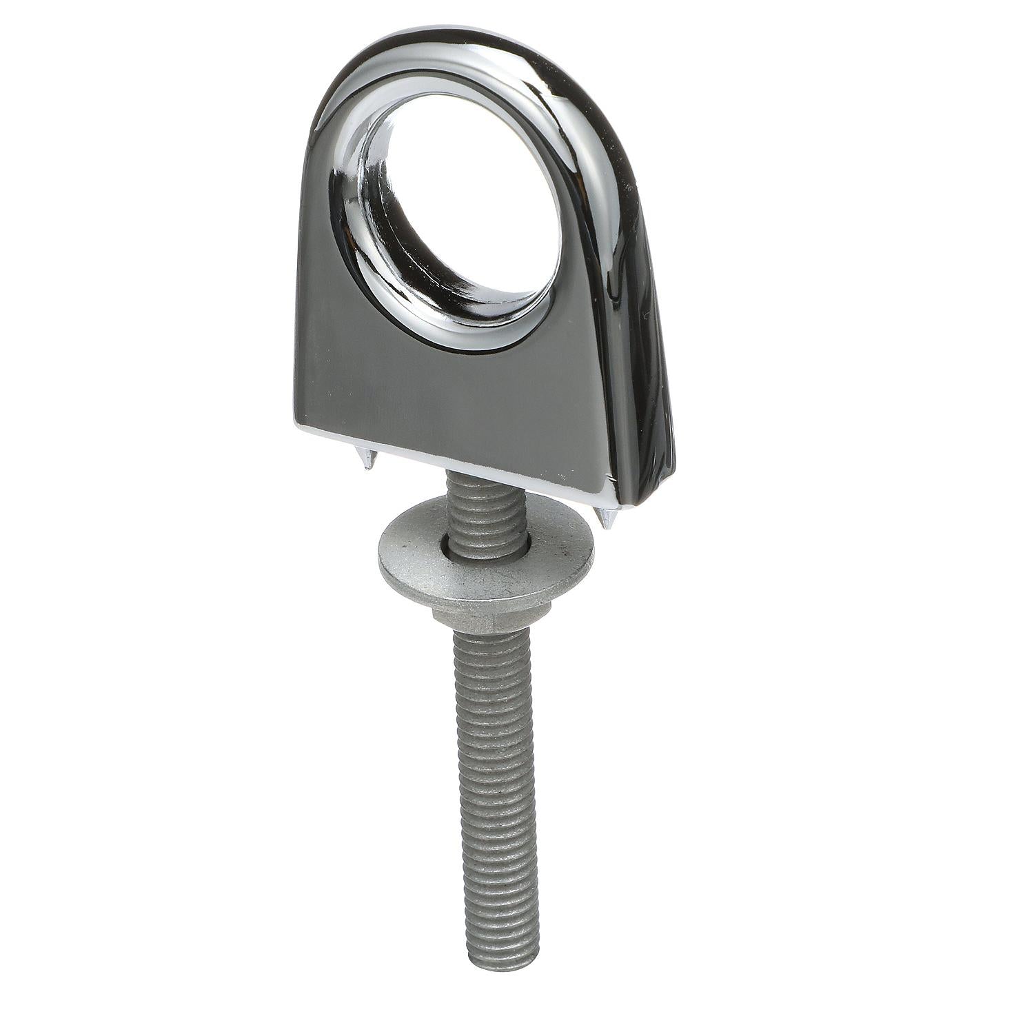 Die-Cast Zamak Single Shank Bow Eye, 3/8in x 3in