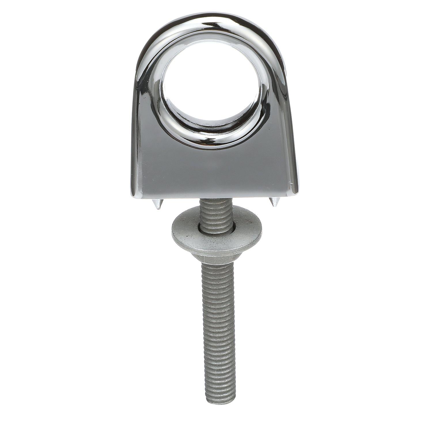 Die-Cast Zamak Single Shank Bow Eye, 3/8in x 3in