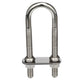 Stainless Steel Bow Eye, 3/8in x 3-7/16in
