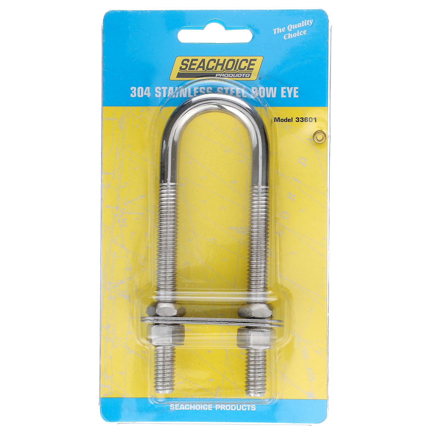 Stainless Steel Bow Eye, 3/8in x 3-7/16in
