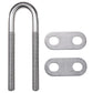 Stainless Steel Stern Eye, 5/8in x 7in