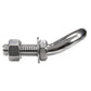 Stainless Steel Bow Eye, 3/8in x 3in