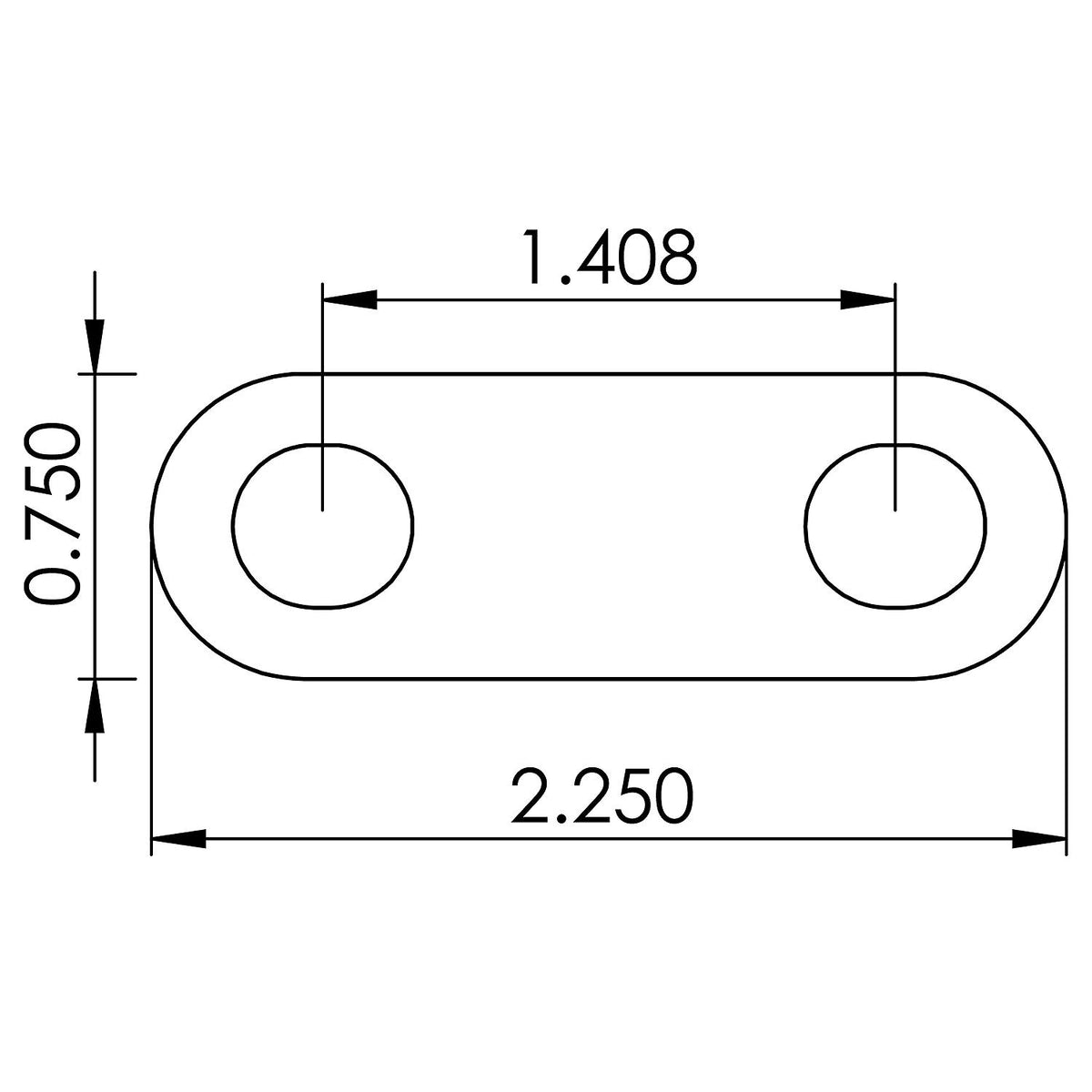 Stainless Steel Bow Eye, 3/8in x 5in