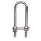 Stainless Steel Stern Eye, 3/8in x 3-7/16in