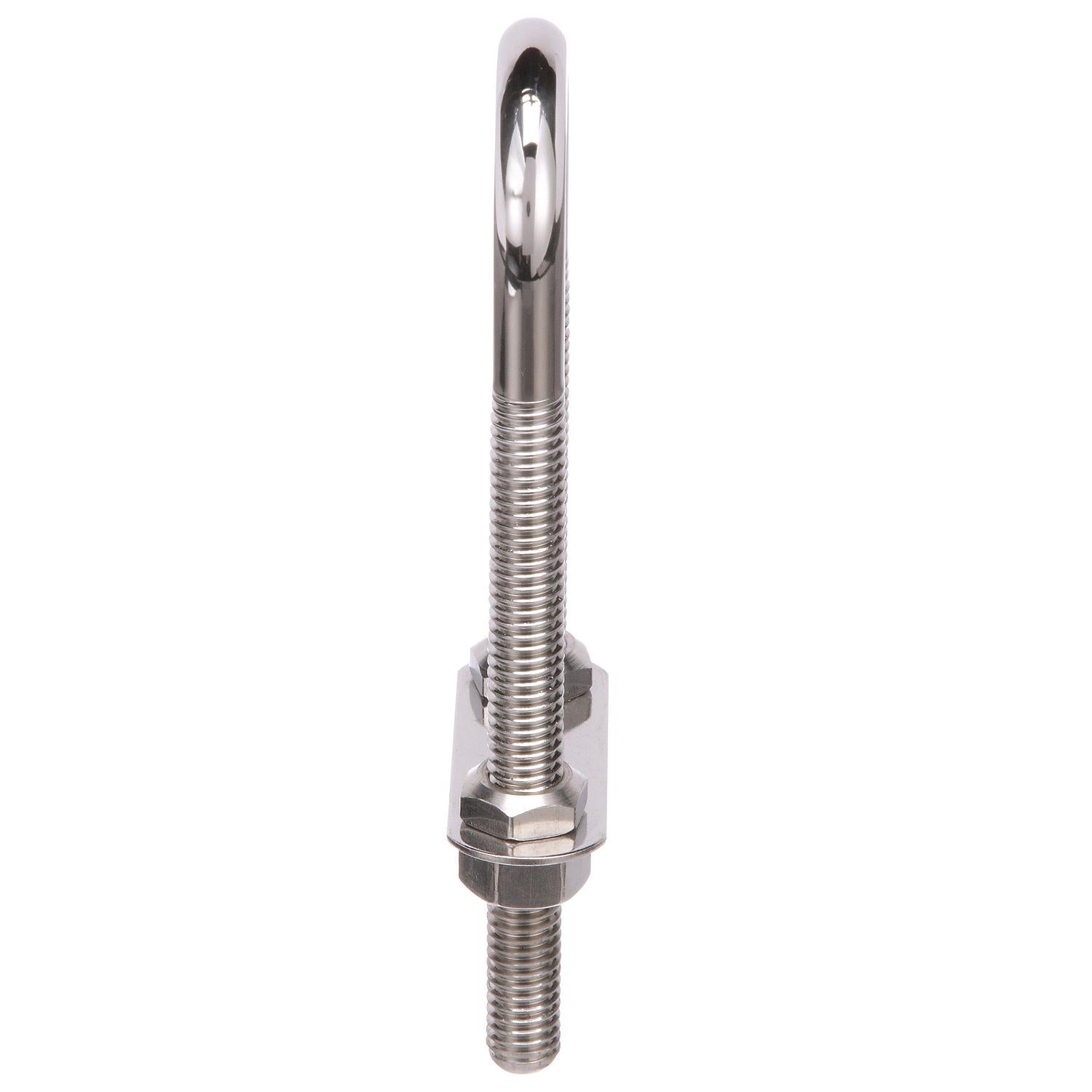 Stainless Steel Stern Eye, 1/2in x 3-7/16in