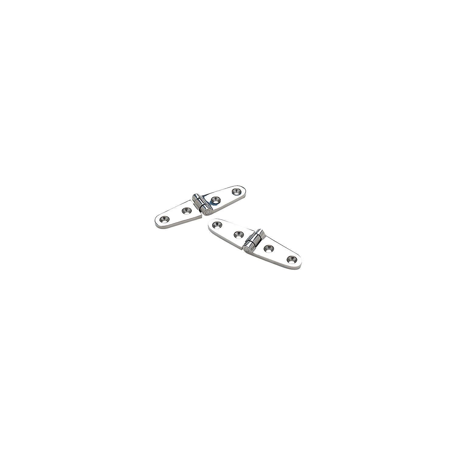 Stainless Steel Strap Hinges, 4in x 1,  2/PKPair, 2/PK