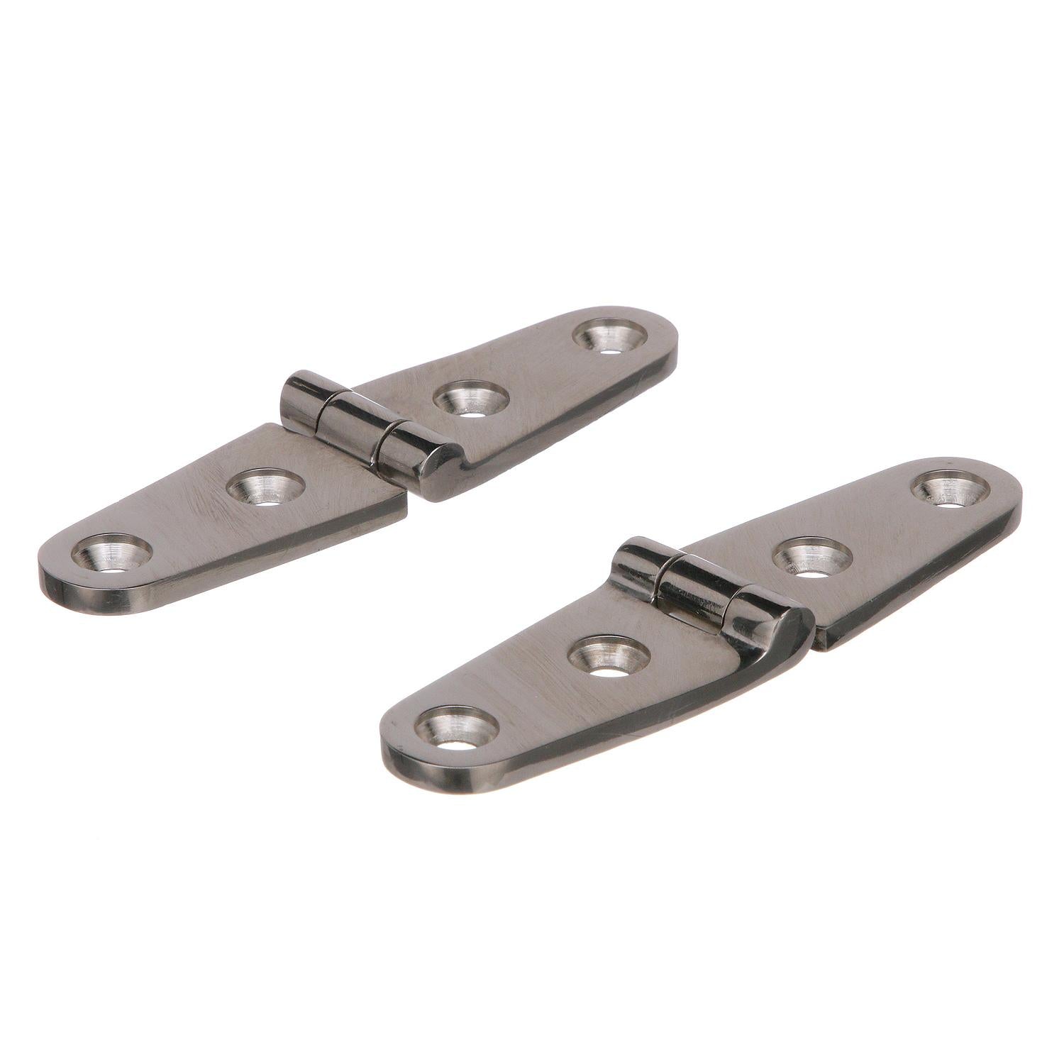Stainless Steel Strap Hinges, 4in x 1,  2/PKPair, 2/PK