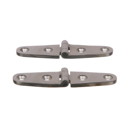Stainless Steel Strap Hinges, 4in x 1,  2/PKPair, 2/PK