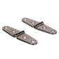 Stainless Steel Strap Hinges, 4in x 1,  2/PKPair, 2/PK