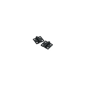 Butt Hinge, 1-1/2in x 1-3/8in  Black Nylon , 5/PK